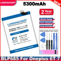 LOSONCOER 5300mAh BLP685 Battery For ONEPLUS 6T And ONE PLUS 7