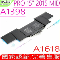 APPLE A1618 電池(國家認証) 適用 蘋果 Retina A1398 2015年,Pro 15吋,EMC 2909,EMC 2910,MJLQ2,MJLT2,MJLU2,MJLQ2,Pro 11.4,Pro 11.5