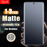 1-3Pcs Matte Hydrogel Film For Realme 12 Pro Plus 12X Narzo 70 50 Screen Protector For Realme P1 GT5 Pro GT Neo 6 5 SE Soft Film