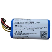 CAESEA 14.8V 3500mAh Li-ion Rechargeable Battery for Proscenic Cocoa Smart 780T, 790T, Summer P1S P2S Robot Vacuum Cleaner
