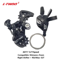 LTWOO AX11 11 Speed MTB Bike Groupset Trigger Shift Lever and Rear Derailleur For Bicycle 42 46T 50T 52T Compatible SHIMANO Sram