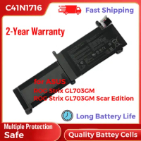 C41N1716 Battery Replacement for Asus ROG Strix GL703GM ROG Strix GL703GM Scar Edition Laptop Computers Long Battery Life 76Wh