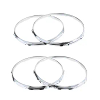 1 Pair Hoop Ring Rim Die Cast for 14 Inch Snare Drum Percussion Instrument