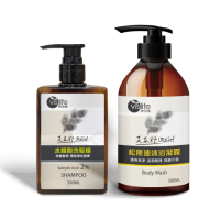 【嘉良生技/特活綠】水楊酸松焦油洗沐組x1組(洗髮250ml+沐浴500ml)