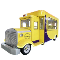 Ice Cream Cart Concession Kitchen Cooking Truck Electric Fast Food Cart Food Kiosk For Sale