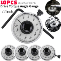 10-1PC Adjustable 1/2 Inch Drive Torque Angle Gauge Universal Wrench Set Hand Tools Torque Wrench for Car Auto Repair Tool