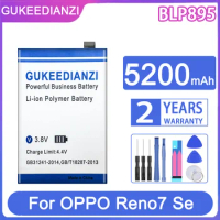 GUKEEDIANZI Replacement Battery BLP895 5200mAh For OPPO Reno7 Se RENO 7SE PFCM00