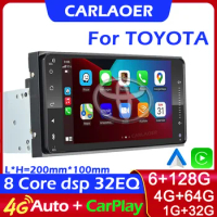 2 din android 10 Universal Car Multimedia Radio Player CarPlay 2Din Stereo For Toyota VIOS CROWN CAMRY HIACE PREVIA COROLLA RAV4