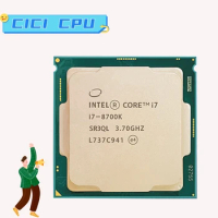 Used Core i7-8700K i7 8700K 3.7GHz Six-Core Twelve-Thread CPU Processor 12M 95W LGA 1151