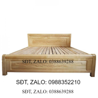 Giường Ngủ HT21 Gỗ Sồi Nga Nguyên Khối hàng tết 2026