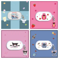 Cute Cartoon Anime Headphone Cases for Samsung Galaxy Buds Buds+ Buds Plus Wireless Bluetooth Earphone Cover with Pendant