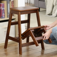 木闆凳那瀾多好實木可折疊凳子家用高闆凳椅子創意兩用換鞋凳梯凳