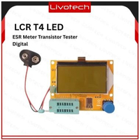LIVO ESR Meter Transistor Tester Digital RCD LCR T4 LED Mosfet Dioda Triode Elco PCB MOS/PNP/NPN