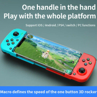 Tay cầm chơi game không dây Bluetooth 5.0 có thể kéo dài, tương thích với Android, iOS, điện thoại v