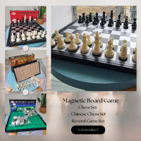 Magnetic Folding Board Game - Chess Set/Chinese Chess Set/Reversi Game set