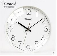 掛鐘TELESONIC/天王星現代簡約鐘表家用客廳靜音掛鐘時尚北歐裝飾時鐘 精品LX 清涼一夏钜惠