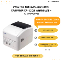 PRINTER THERMAL BARCODE / PRINTER LABEL THERMAL XPRINTER XP-420B ORIGINAL