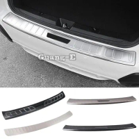 For SUBARU XV 2018 2019 2020 2021 2022 Body Stainless Steel/ABS Back Rear Pedal Scuff Plate Frame Outside Threshold Trunk 1pcs