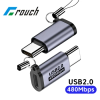 Micro USB To USB C Fast Charging Adapter 480Mbps Mini USB To USBC Converter Type C To Lightning Connector For iphone Android