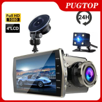 Car DVR dash cam 4.0" 1080P Dash Cam for car Rear View Camera Video Recorder Auto Parking Monitor Night Vision Black Box dashcam