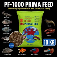 Pellet PRIMA FEED PF 1000 10kg Pelet Ikan Udang Lobster Pakan Benih Larva Burayak Makanan Indukan De