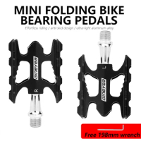Folding Bike Pedal Sealed Bearing For Brompton Fnhon Aluminum Alloy Non-slip MTB Road BMX Universal Bicycle Pedals