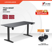 TTRacing Titus X Smart Desk Ergonomic Standing Desk Electric Height Adjustable PC Gaming Desk Table