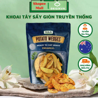W Khoai Tây Sấy Ít Béo Vị Truyền Thống 100g DJ&A - Thích hợp ăn chay - Original Potato Wedges - Giảm