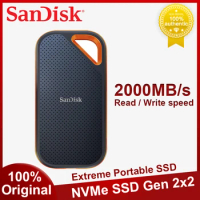 SanDisk E81 SSD NVMe Portable SSD 4TB 2TB 1TB External Solid State Drive USB 3.2 Gen2x2 Hard Disk Compatible For PC Mac Disk
