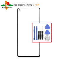 Front Outer Glass Lens Touch For Huawei Nova 4 Nova4 VCE-AL00 VCE-TL00 Touch Screen LCD Front Touch Screen Glass Replacement
