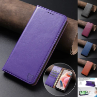 Wallet Skin Friendly Card Slot Magnetic Flip Leather Case For Samsung Galaxy S24 Ultra S23 FE S22 Plus A55 A54 A35 A34 A15 A14