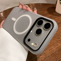 全城熱賣 - 果凍磁啜適用iphone17手機殼蘋果17pro磨砂16pro新款15高級感小眾14pm全包防摔13保護12套男女Air矽膠por外殼iPhone 11 Pro【黑色】果凍輕砂不留指紋m