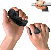 Rubber Gym Grips Weight Lifting Grips for Men & Women Anti Slip Workout Grip for Hand Protection Wei