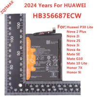 HB356687ECW 3340mAh Battery For Huawei Mate P30 Lite 10 Lite G10 Nova 2 Plus 2i 3i 4e Honor 9i 20S 7X Mate SE Battery Bateria