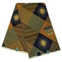 African Negaria Ankara Guaranteed Wax Nederland Java Print Fabric 6Yards 2019 New African Wax Fabric