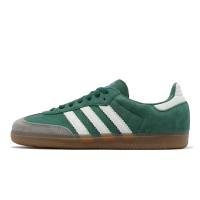 adidas 休閒鞋 Samba OG 綠 灰 白 男鞋 女鞋 焦糖底 麂皮 德訓鞋 三葉草 愛迪達 ID2054