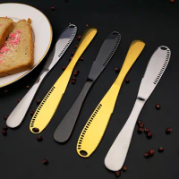 Stainless Steel Butter Knife Cheese Dessert Butter Jam Spreader Utensil Knifes Cutlery Flatware Breakfast Bread Spreader Tools