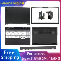 New For Lenovo Legion 5-15IMH05H 5-15ARH05H;Replacement Laptop Accessories Lcd Back Cover/Palmrest/Bottom/Hinges With LOGO