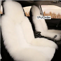 Keep warm car seat cover wool шерсть Sheepskin For ford focus 2 3 mk1 mondeo mk4 nissan almera n16 volvo v50 v40 c30 s40 s60