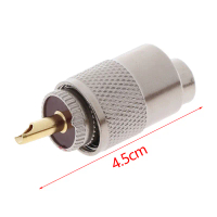 1ชิ้น UHF PL259 RG58--3 RG8U