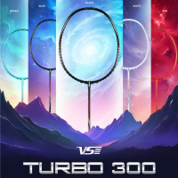 Vợt cầu lông VS Turbo 300 chính hãng carbon bền nhẹ 4U căng sẵn công thủ toàn diện cho mọi người chơ