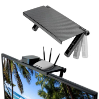 ScreenMaster Rak Monitor TV | Top Shelf Display, Storage Desk Riser Praktis & Stylish