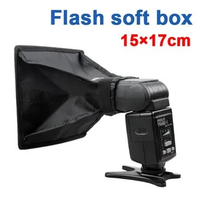 Universal Flash Diffuser Softbox 15x17cm For Camera Speedlight for Godox Yongnuo YN-560 III 430EX 580EX II 600EX-RT SB600 SB900