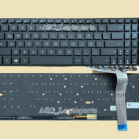 New Latin Spanish Teclado Keyboard for ASUS K570U K570UD K570Z K570ZD X570U X570UD X570Z X570ZD Keyboard Black BACKLIT, no Frame