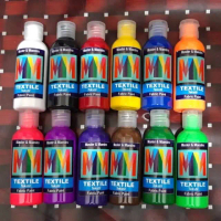 Perbotol Cat Textile MM 60ml untuk Lukis Kain Kaos Sepatu Jilbab Jaket Tas Masker Jeans Kanv