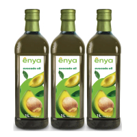 Enya 西班牙原裝進口酪梨油 1000ml - 3瓶組(耐高溫達260度 適合各式料理方式)