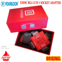 2024 Original NEW ICFRIEND E-MATE EMMC BGA 13 in 1 Socket Adapter For Easy Jtag Plus Box ,UFi Box , Medusa Pro Box