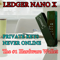 Ledger Nano X Hardware Wallet Bluetooth Crypto Wallet Multi-Chain Multi-Currency Offline Private Key