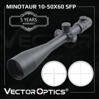 Vector Optics Minotaur 10-50x60 Hunting Riflescope Tactical Rifle Scope For .308win Long Range &amp; Airgun Field Target Shooting