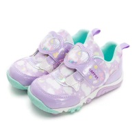 【MOONSTAR 月星】童鞋迪士尼冰雪奇緣電燈鞋(紫)